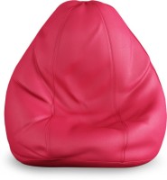 View Beans Bag House XXXL Bean Bag Cover(Pink) Price Online(Beans Bag House)