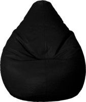 View CaddyFull XXL Bean Bag Cover  (Without Beans)(Black) Furniture