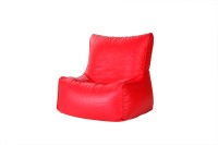 View Comfy Bean Bags XL Bean Chair Cover(Red) Price Online(Comfy Bean Bags)