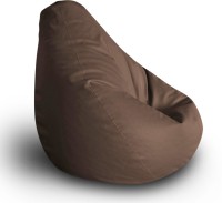 Style Homez XXL Teardrop Bean Bag  With Bean Filling(Brown)   Furniture  (Style Homez)