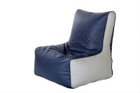 Comfy Bean Bags XXL Bean Chair Cover(Blue, Grey) (Comfy Bean Bags) Karnataka Buy Online