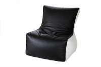 Comfy Bean Bags XL Bean Chair Cover(Black, White) (Comfy Bean Bags) Maharashtra Buy Online