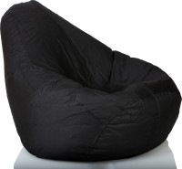 View Comfy Bean Bags XXL Teardrop Bean Bag  With Bean Filling(Black) Price Online(Comfy Bean Bags)