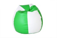Comfy Bean Bags XXL Bean Bag Cover(Green, White) (Comfy Bean Bags) Maharashtra Buy Online