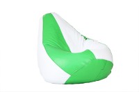 Comfy Bean Bags XXXL Teardrop Bean Bag Cover(Green, White) (Comfy Bean Bags)  Buy Online