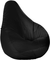View FACTO POWER XL Bean Bag  With Bean Filling(Black) Furniture