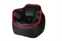 View Comfy Bean Bags XL Bean Chair Cover(Black) Price Online(Comfy Bean Bags)