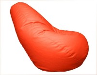 Oade XXL Bean Bag  With Bean Filling(Orange)   Furniture  (Oade)