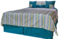 MABA Cotton Viscose Blend Double Bed Cover(Multicolor)