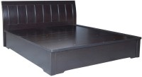 View HomeTown Mozart Engineered Wood King Bed With Storage(Finish Color -  Black) Furniture (HomeTown)