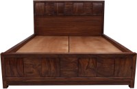 peachtree Solid Wood King Bed With Storage(Finish Color -  Walnut)   Furniture  (peachtree)