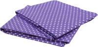 Bacati Cotton Crib Printed Bedsheet(Pack of 2, Purple)