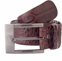 ADAMIS Men Formal Brown Genuine Leather Belt