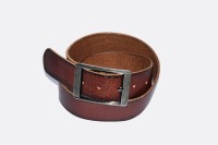 Pellezzari Men Casual Brown Genuine Leather Belt