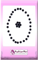 Fashion Max Mini Full Moon Traditional Forehead Black Bindis(Everyday use) - Price 125 50 % Off  