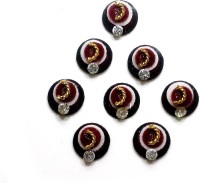 Fashion Max Full Moon with Brass Art Crystal Forehead Red Bindis(Fancy Design) - Price 135 46 % Off  