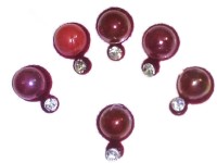 Fashion Max Full Moon with Red Crystal Forehead Red Bindis(Fancy Design) - Price 110 56 % Off  