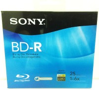 Sony Blu-ray Recordable Plastic Case 25 GB(Pack of 10)   Laptop Accessories  (Sony)