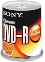 Sony DVD-R 100 Pack Spindle(Pack of 100)   Laptop Accessories  (Sony)