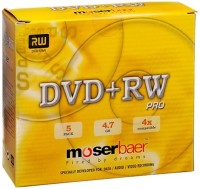 View Moserbaer DVD Rewritable Jewel Case 4.7 GB Laptop Accessories Price Online(Moserbaer)
