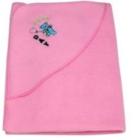 Gargshope Cartoon Crib Coral Blanket for  Mild Winter(Polyester, Pink)