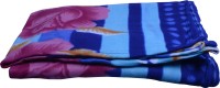 Bombay Dyeing Floral Double Blanket(Microfiber, Purple)