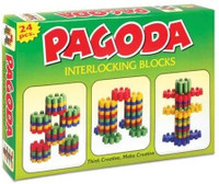 Giftoscope Pagoda Interlocking Blocks Game(Multicolor) Giftoscope Pagoda Interlocking Blocks Game(Multicolor)