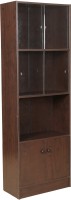 View HomeTown Crony Engineered Wood Semi-Open Book Shelf(Finish Color - Brown) Furniture (HomeTown)