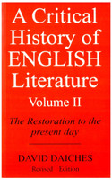 A Critical History of English Literature (Volume - II)(English, Paperback, Daiches David)