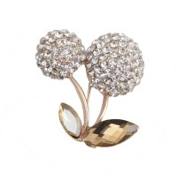 Taj Pearl Wedding wear Designer Brooch(Gold)