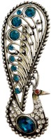 FURE Feathered Peacock Brooch(Blue)