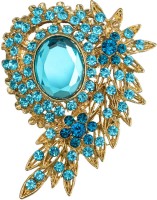 Taj Pearl Designer Brooch(Gold)