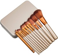 VibeX � 12pcs/set Power brush URBAN Professional make up brush kit beauty eye face tool Metal box(Pack of 12) - Price 799 80 % Off  