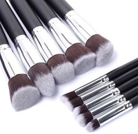 Akago Premium Synthetic Kabuki Makeup Brush Set(Pack of 10) - Price 899 77 % Off  