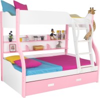 Alex Daisy Cloumbia Engineered Wood Bunk Bed(Finish Color - Pink & White)   Furniture  (Alex Daisy)
