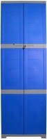 Cello Storage Cupboard Plastic Cupboard(Finish Color - Grey & Blue)   Furniture  (Cello)