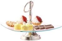 Borosil Glass Cake Server(Multicolor, Pack of 1) RS.695.00