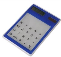 FUTABA 34 Solar Ultra Thin Transparent Basic  Calculator(8 Digit)