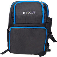 E-Vogue CBRT1 DSLR Camera Backpack with Laptop Compartment, Waterproof Rain Cover and Tripod Holder  Camera Bag(Black) RS.1299.00