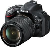 Nikon D5200 DSLR Camera (Body with 18 - 140 mm VR DX Lens)(Black) RS.47995.00