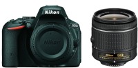 NIKON D5500 DSLR Camera Body with Single Lens: DX AF-P NIKKOR 18-55 mm F/3.5 - 5.6G VRII Kit lens (16 GB SD Card + Camera Bag)(Black)