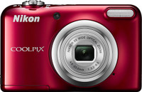 NIKON COOLPIX A10(16.1 MP, 5x Optical Zoom, 4x Digital Zoom, Red)