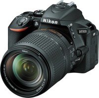 NIKON D5500 DSLR Camera Body with Single Lens: AF-S 18-140mm VR Kit Lens (16 GB SD Card + Camera Bag)(Black)