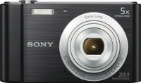 SONY CyberShot DSC-W800/BC IN5(20.1 MP, 5 Optical Zoom, 13x Digital Zoom, Black)