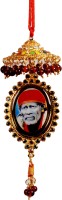 Sigaram Colorfully Decorated SAI BABA Photo - K144 Car Hanging Ornament(Pack of 1)