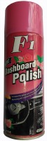 F1 Dashboard Polish CAR DASHBOARD WAX SPRAY FOR LEATHER SEAT / DASHBOARD /PLASTIC / RUBBER (ROSE) Vehicle Interior Cleaner(450 ml)