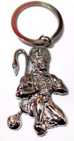 Aditya Traders Metal "Sri Ram On Hanuman Heart" Pure Metal Attractive Keychain Key Chain(Silver) RS.239.00