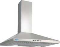 Glen 6075 SS 60 750M3 BF Wall Mounted Chimney(Steel 750 CMH)