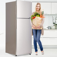 Haier 258 L Frost Free Double Door 2 Star (2020) Convertible Refrigerator (Grey Steel, HEF-25TGS) Haier 258 L Frost Free Double Door 2 Star (2020) Convertible Refrigerator (Grey Steel, HEF-25TGS)