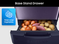 samsung fridge stand with drawer